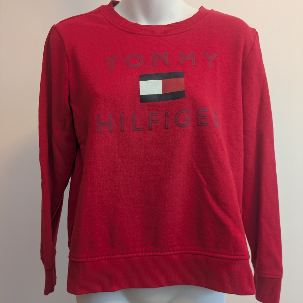 Tommy Hilfiger Women's Classic Red Sweatshirt